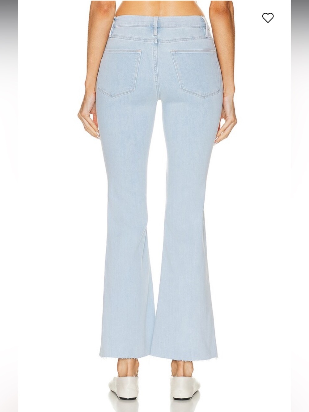 Frame Le Easy Flare Jeans in Clarity - Picture 4 of 10
